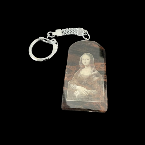 Porte-clé artisanal – Mona Lisa